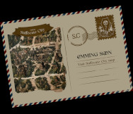 Signed postcard